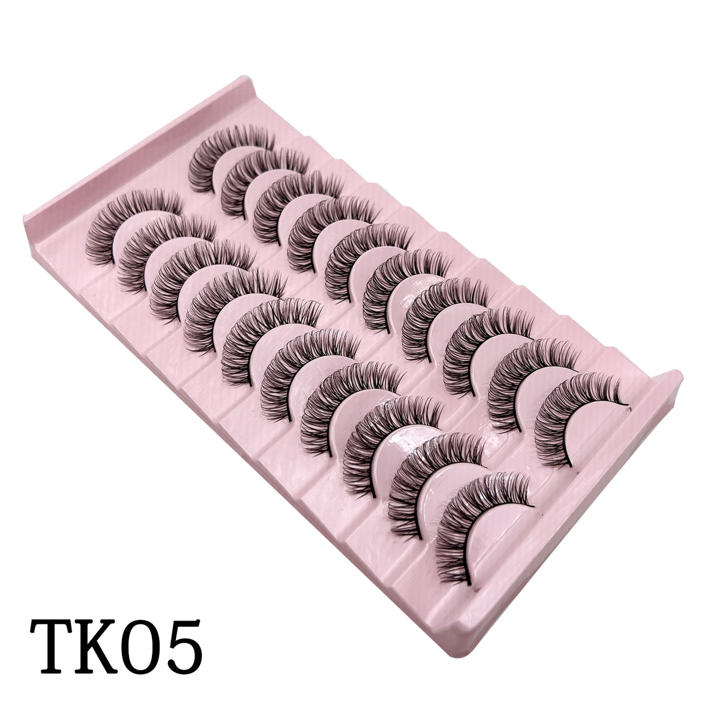 Curl 10-23mm Russian False Eyelashes, 3D Mink Eyelashes