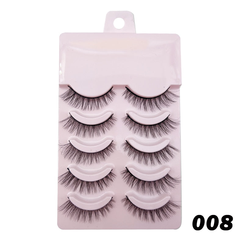 Natural False Eyelashes Extension, Nude Look Eye Lashes