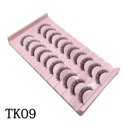 Curl 10-23mm Russian False Eyelashes, 3D Mink Eyelashes