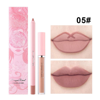 Sexy Matte Lipstick Lipliner Pencil Set