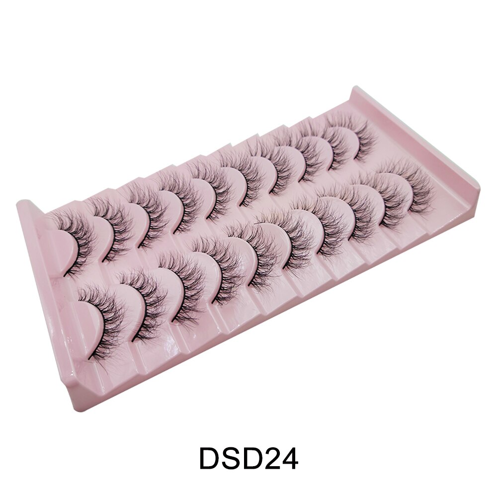 Curl 10-23mm Russian False Eyelashes, 3D Mink Eyelashes