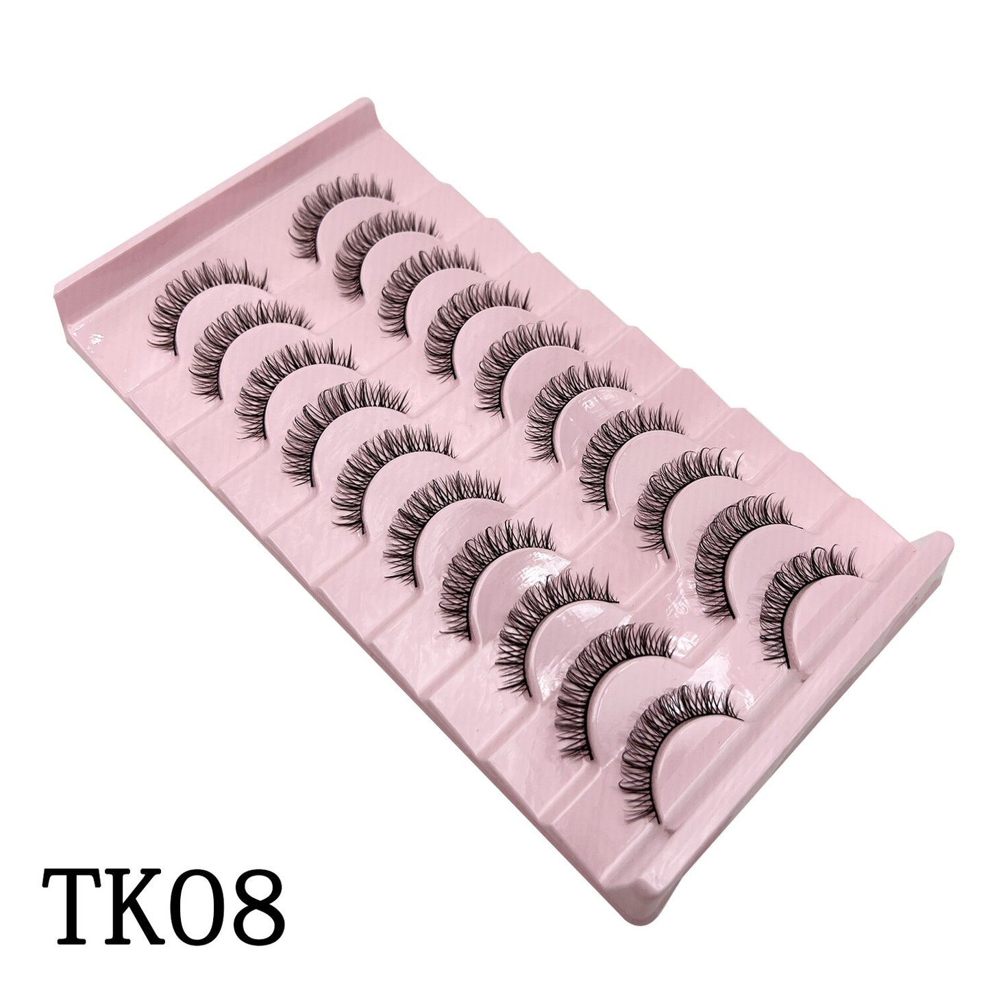 Curl 10-23mm Russian False Eyelashes, 3D Mink Eyelashes