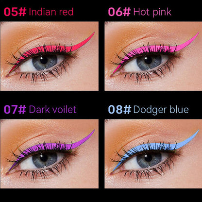 8pcs/set Colorful Liquid Eyeliners