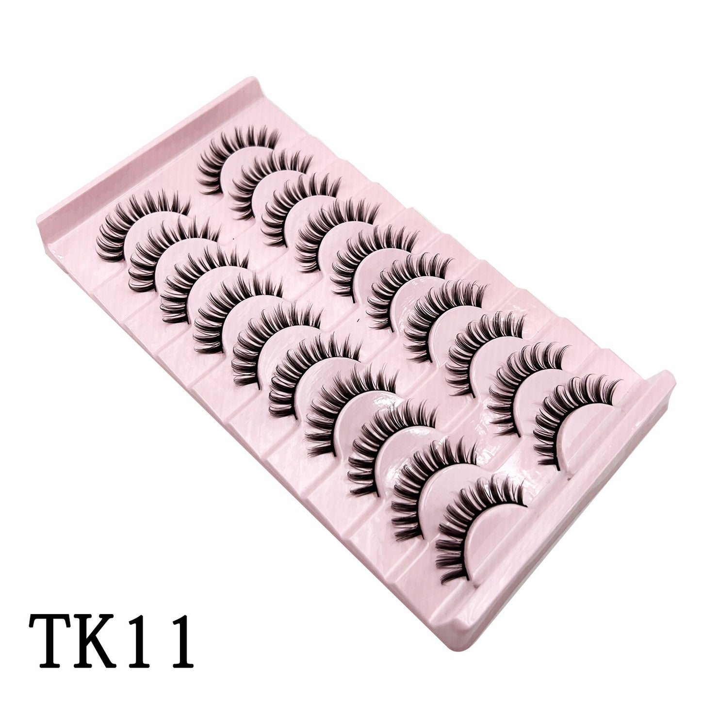 Curl 10-23mm Russian False Eyelashes, 3D Mink Eyelashes