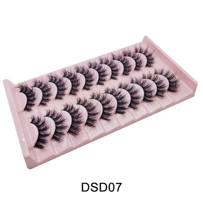 Curl 10-23mm Russian False Eyelashes, 3D Mink Eyelashes