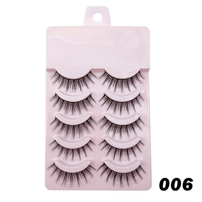 Natural False Eyelashes Extension, Nude Look Eye Lashes