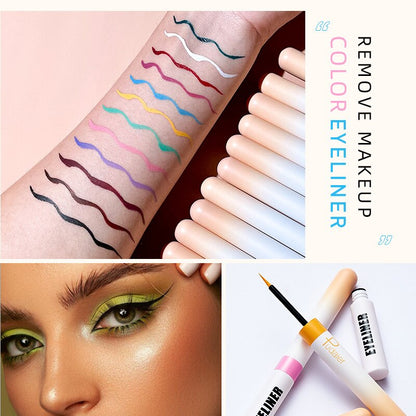 colorful Eyeliner Pencil, Waterproof & Sweat-proof Color Eye Liner Pencil