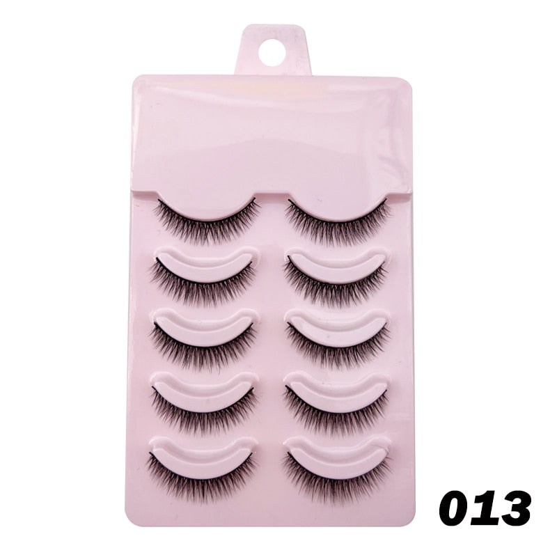 Natural False Eyelashes Extension, Nude Look Eye Lashes