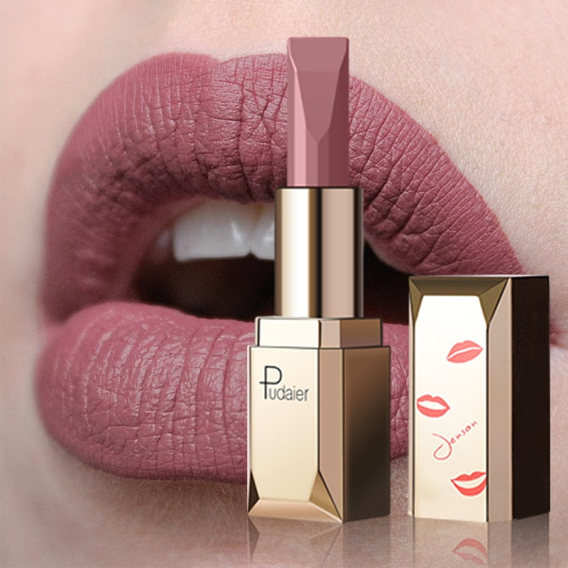 Matte Lipstick Waterproof Lip Makeup for Women