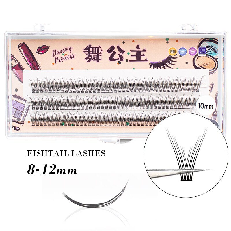 A Shape Fish Tail False Eyelashes Fairy Extension