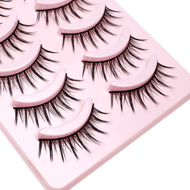 Natural False Eyelashes Extension, Nude Look Eye Lashes