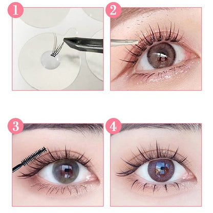 A Shape Fish Tail False Eyelashes Fairy Extension