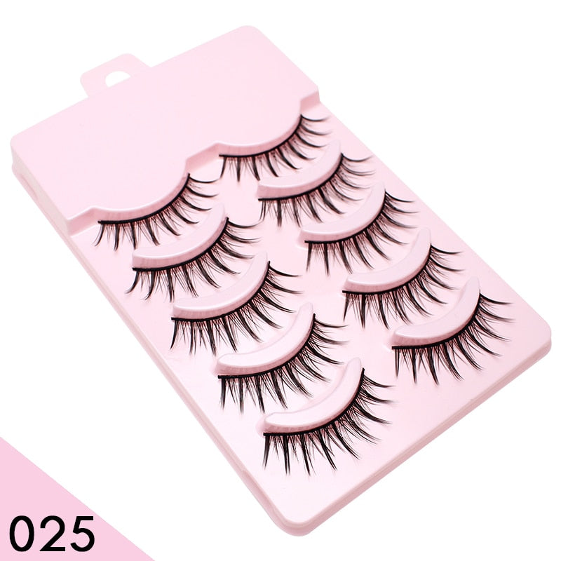 Natural False Eyelashes Extension, Nude Look Eye Lashes