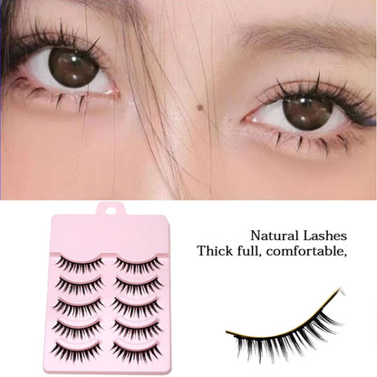 Natural False Eyelashes Extension, Nude Look Eye Lashes