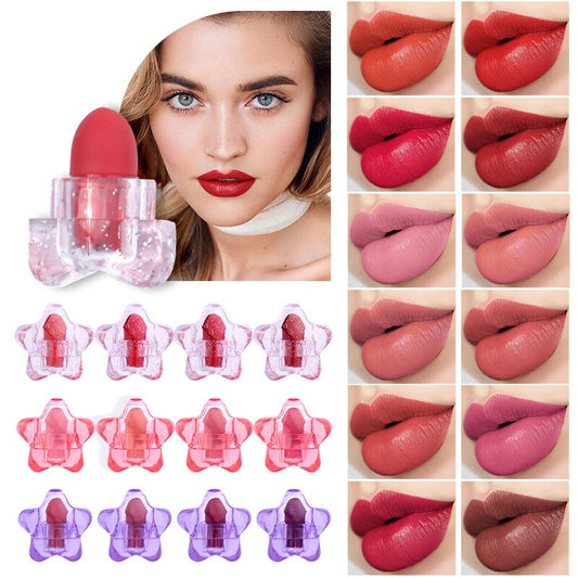 4 Colors/set Women Sexy Mini Lipstick Kit